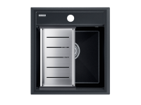 Комплект: Мойка STEPIA 45 + коландер ADVANCE PM114651-BLM+A375-BS