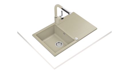 Кухонная мойка CLIVO 45 B-TQ 1B 1D TOPAZ BEIGE